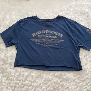 Harley Davidson Vintage Cropped Tee